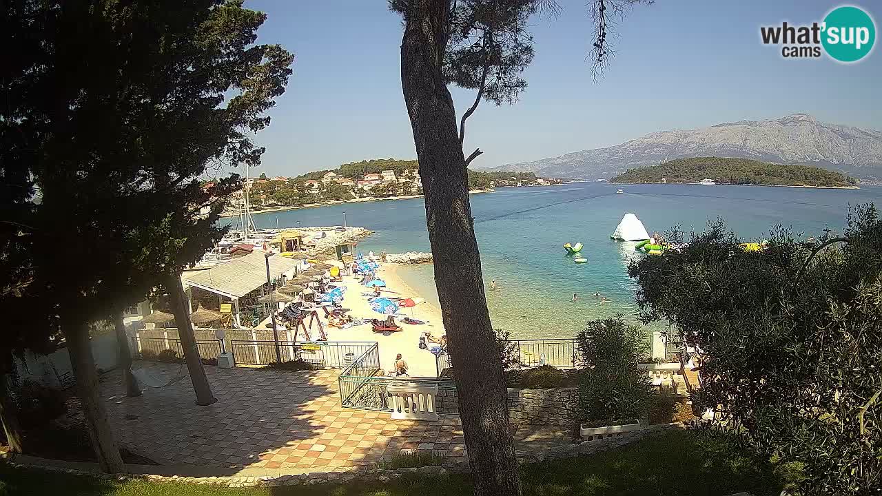 Webcam Lumbarda – Prvi Žal beach – Korčula