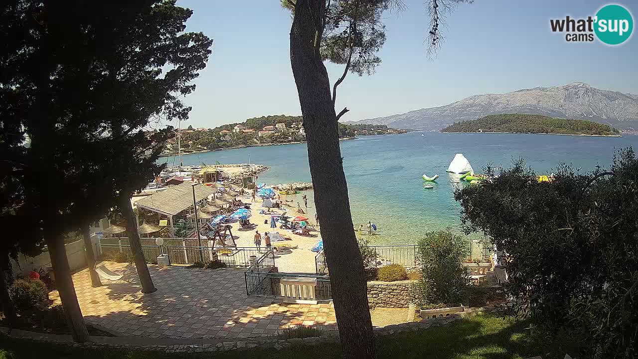 Camera en vivo Lumbarda – Playa Prvi Žal – Korčula
