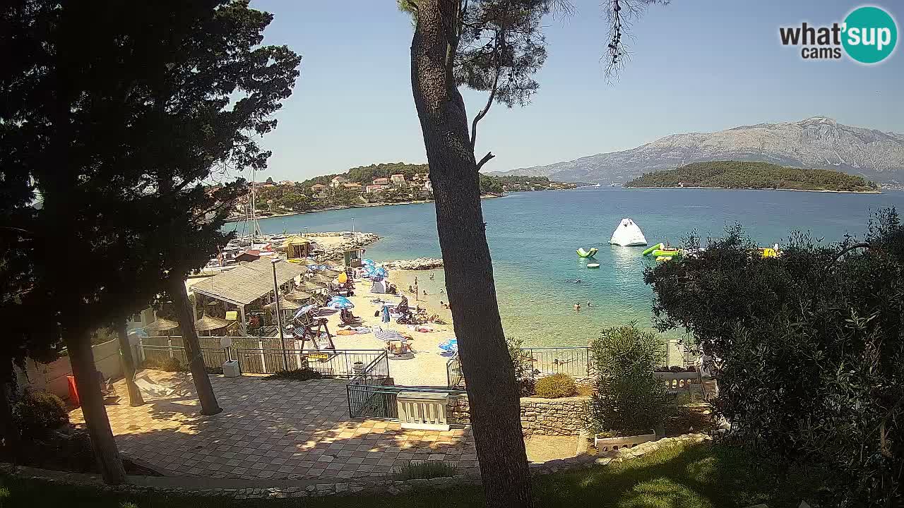 Camera en vivo Lumbarda – Playa Prvi Žal – Korčula