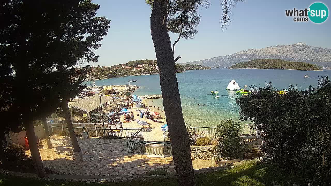Camera en vivo Lumbarda – Playa Prvi Žal – Korčula