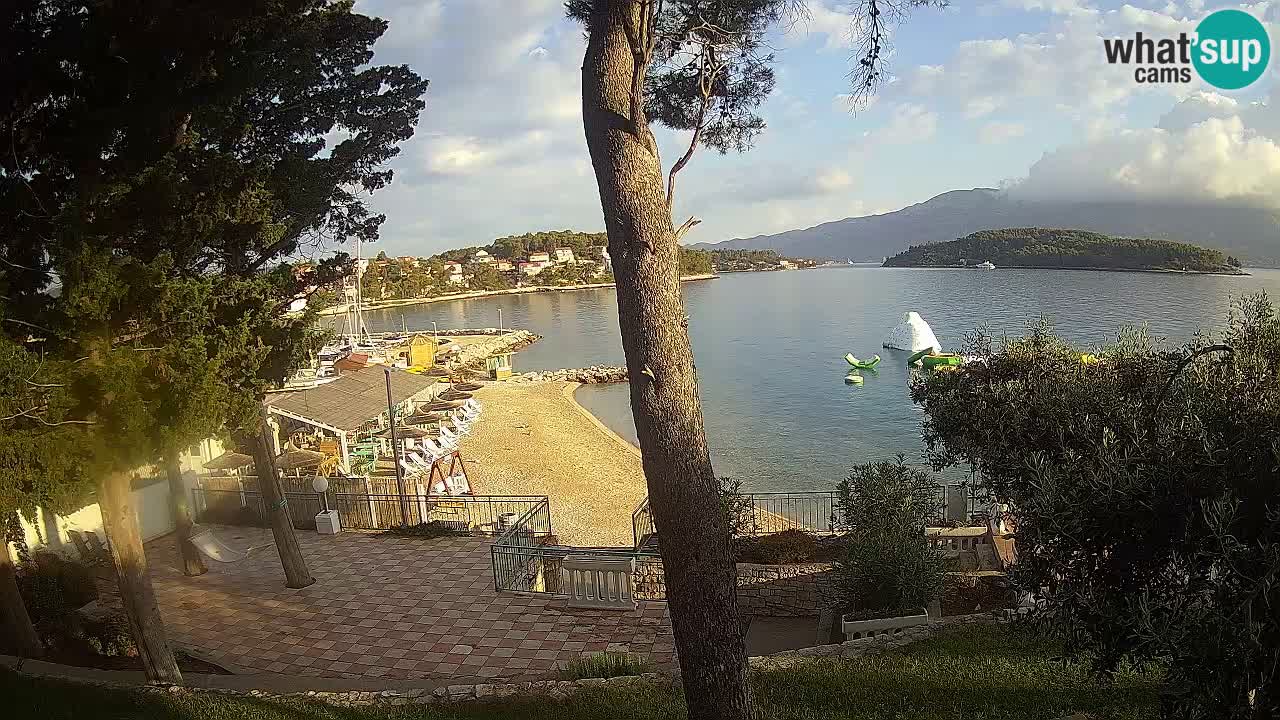 Webcam live Lumbarda – Plage Prvi Žal – Korčula