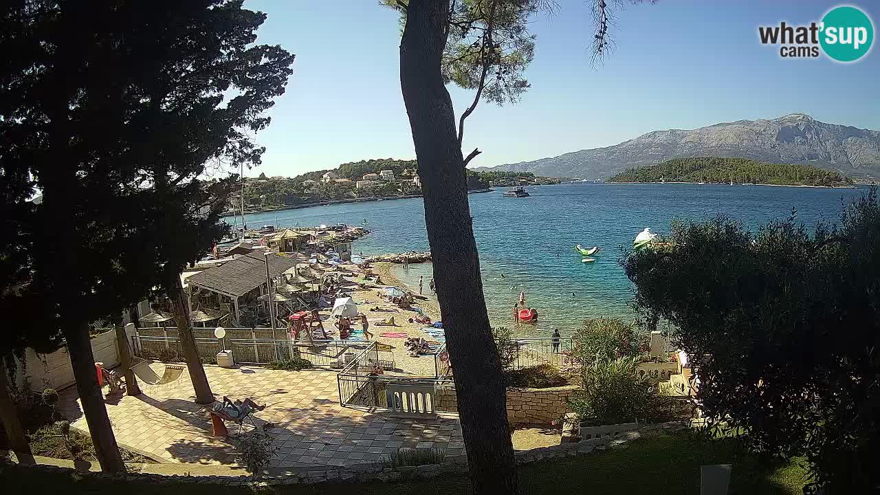 Webcam Lumbarda – Prvi Žal beach – Korčula