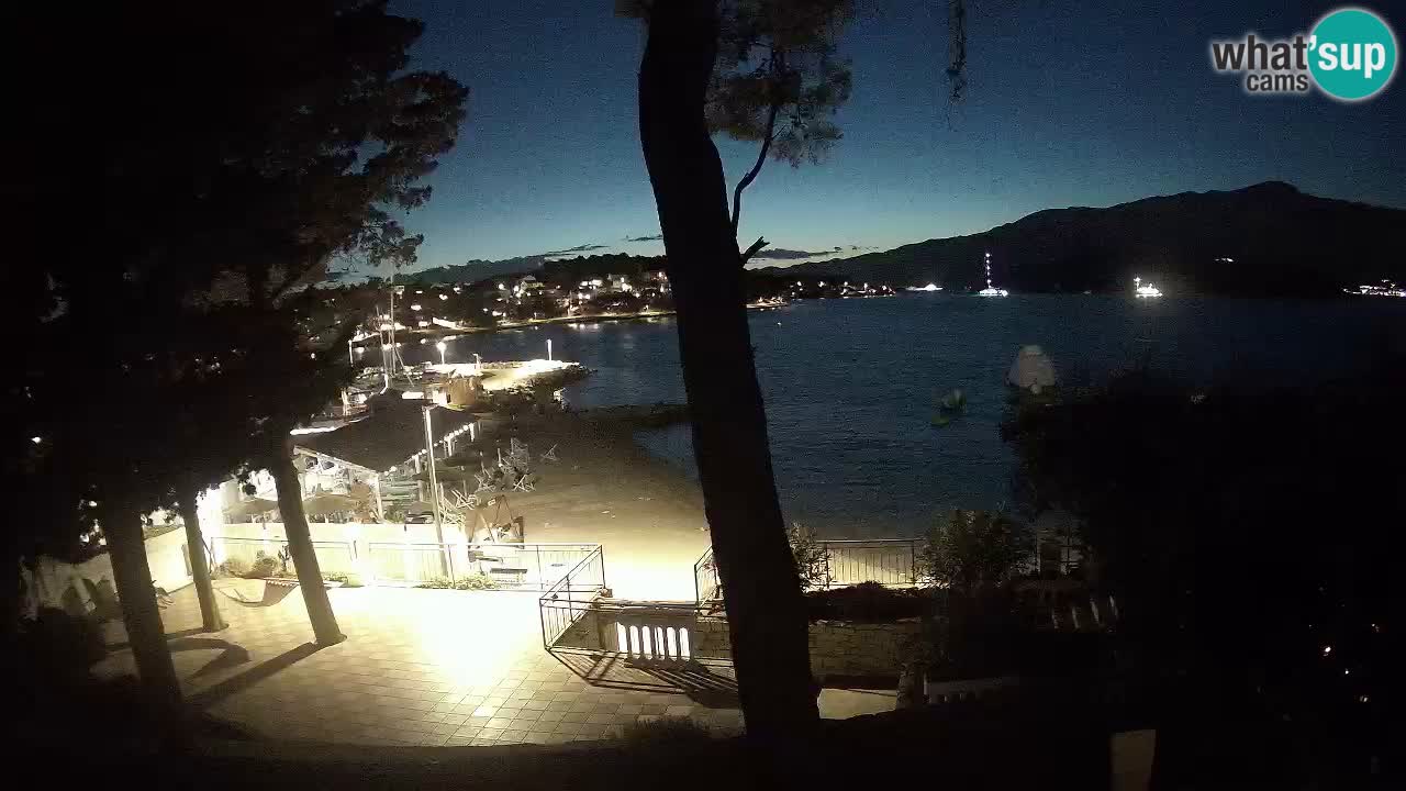 Web kamera Lumbarda – Plaža Prvi Žal – Korčula