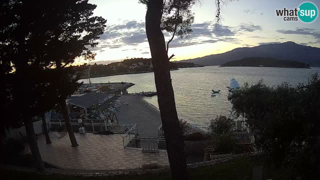 Webcam Lumbarda – Prvi Žal beach – Korčula