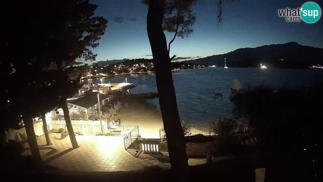 Web kamera Lumbarda – Plaža Prvi Žal – Korčula
