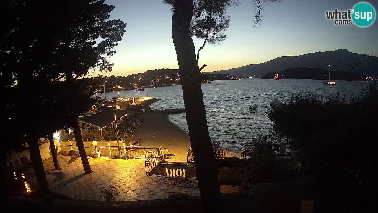 Livecam Lumbarda – Spiaggia Prvi Žal – Korčula