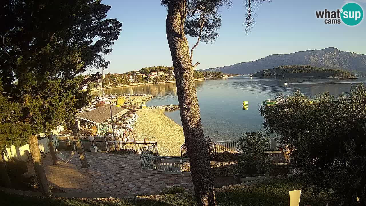 Camera en vivo Lumbarda – Playa Prvi Žal – Korčula