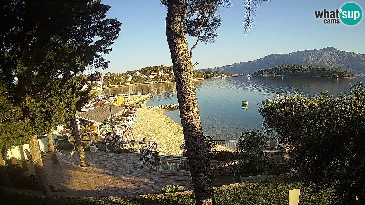 Webcam Lumbarda – Prvi Žal beach – Korčula