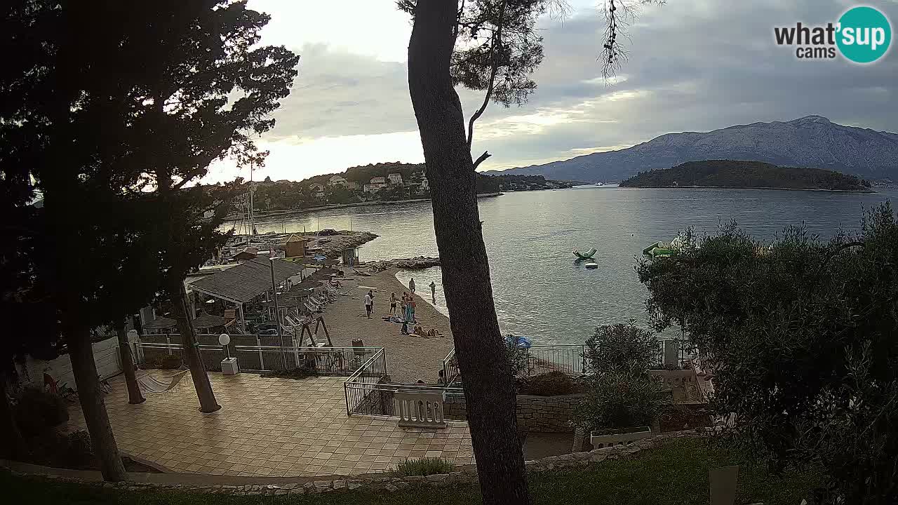 Web kamera Lumbarda – Plaža Prvi Žal – Korčula