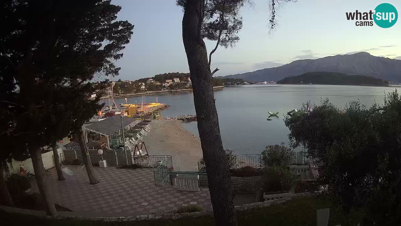 Web kamera Lumbarda – Plaža Prvi Žal – Korčula