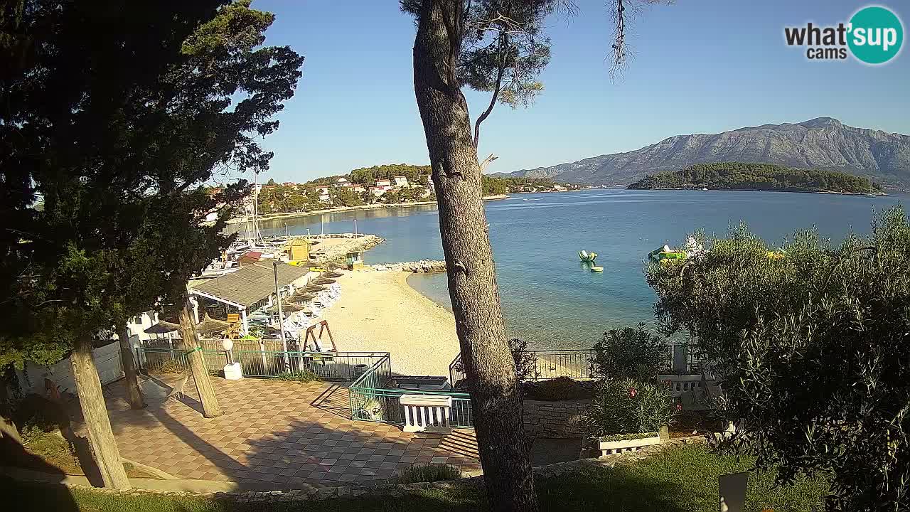 Webcam Lumbarda – Prvi Žal Strand – Korčula