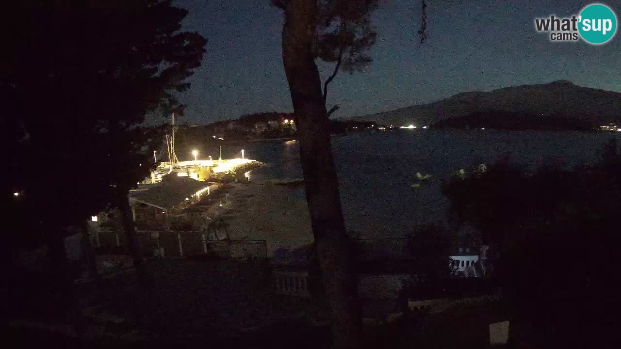 Spletna kamera Lumbarda – Plaža Prvi Žal – Korčula