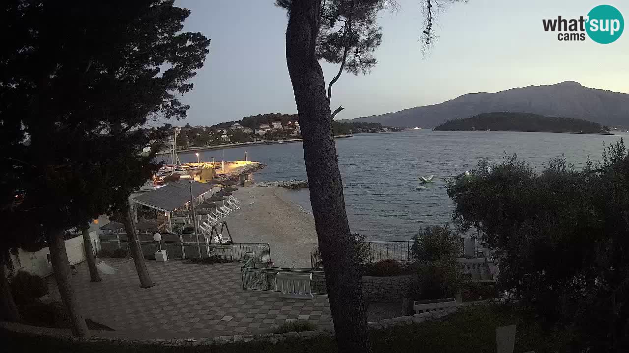 Camera en vivo Lumbarda – Playa Prvi Žal – Korčula