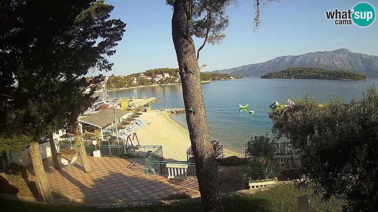 Camera en vivo Lumbarda – Playa Prvi Žal – Korčula