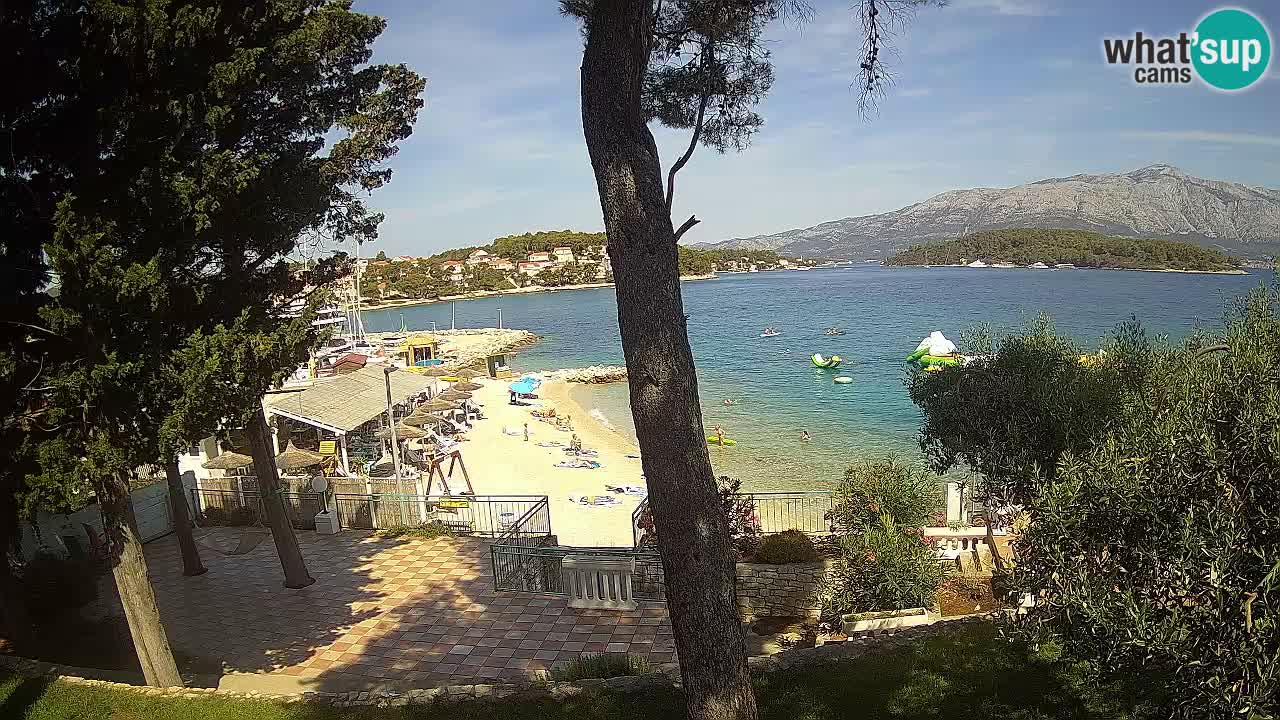 Webcam Lumbarda – Prvi Žal beach – Korčula