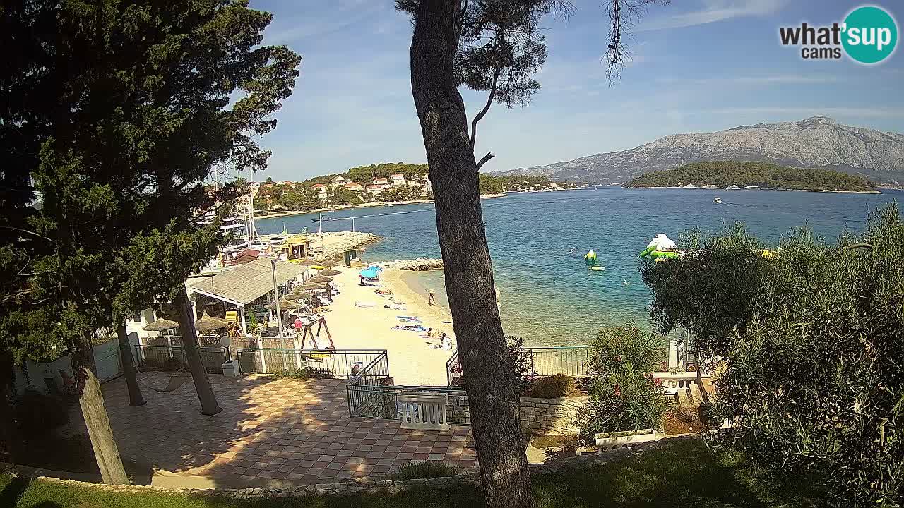 Camera en vivo Lumbarda – Playa Prvi Žal – Korčula