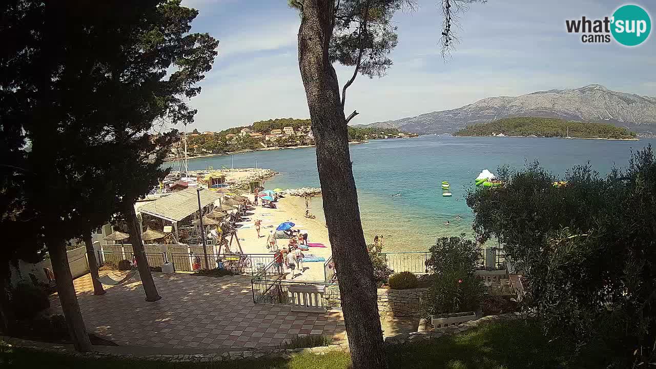Webcam Lumbarda – Prvi Žal beach – Korčula