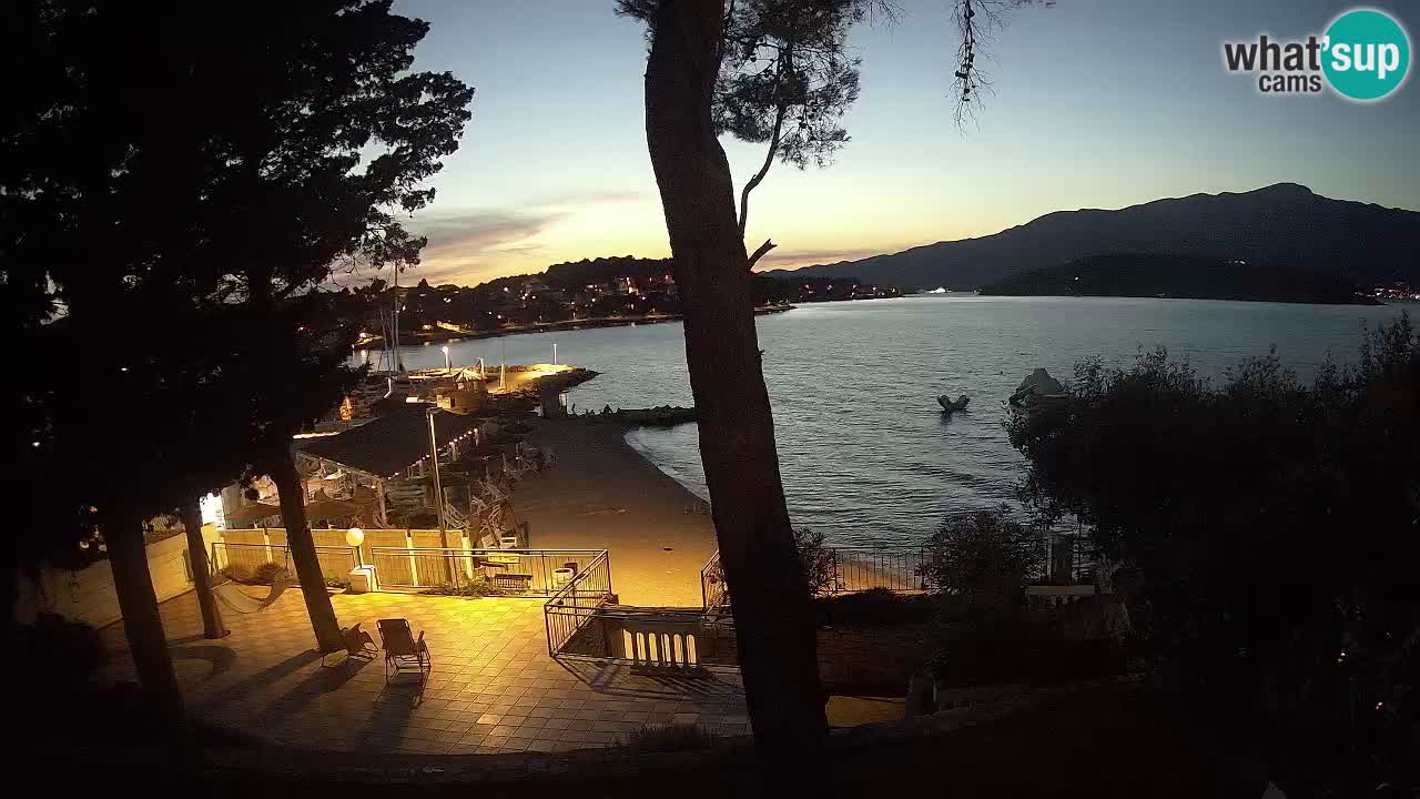 Webcam live Lumbarda – Plage Prvi Žal – Korčula
