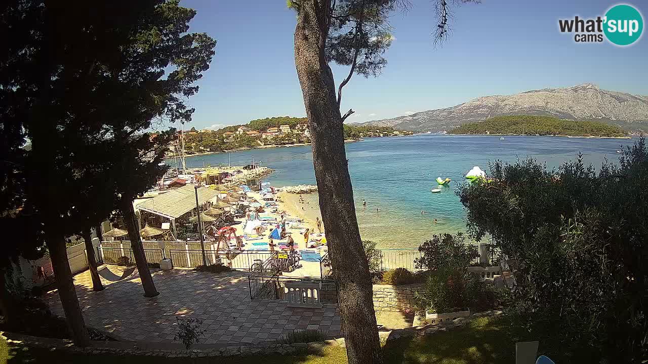 Livecam Lumbarda – Spiaggia Prvi Žal – Korčula