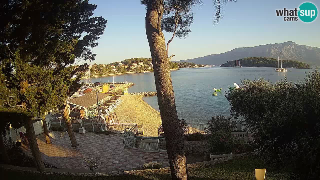 Webcam live Lumbarda – Plage Prvi Žal – Korčula