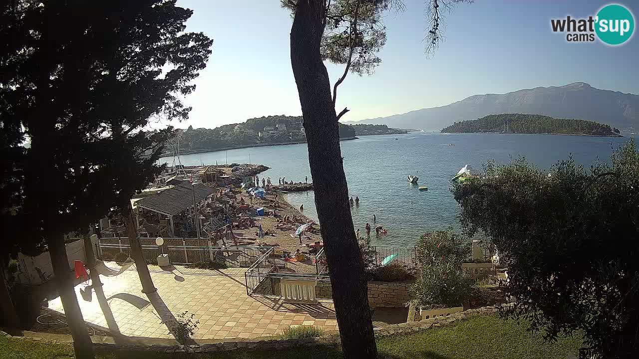 Livecam Lumbarda – Spiaggia Prvi Žal – Korčula