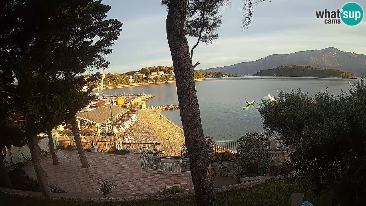 Webcam Lumbarda – Prvi Žal beach – Korčula