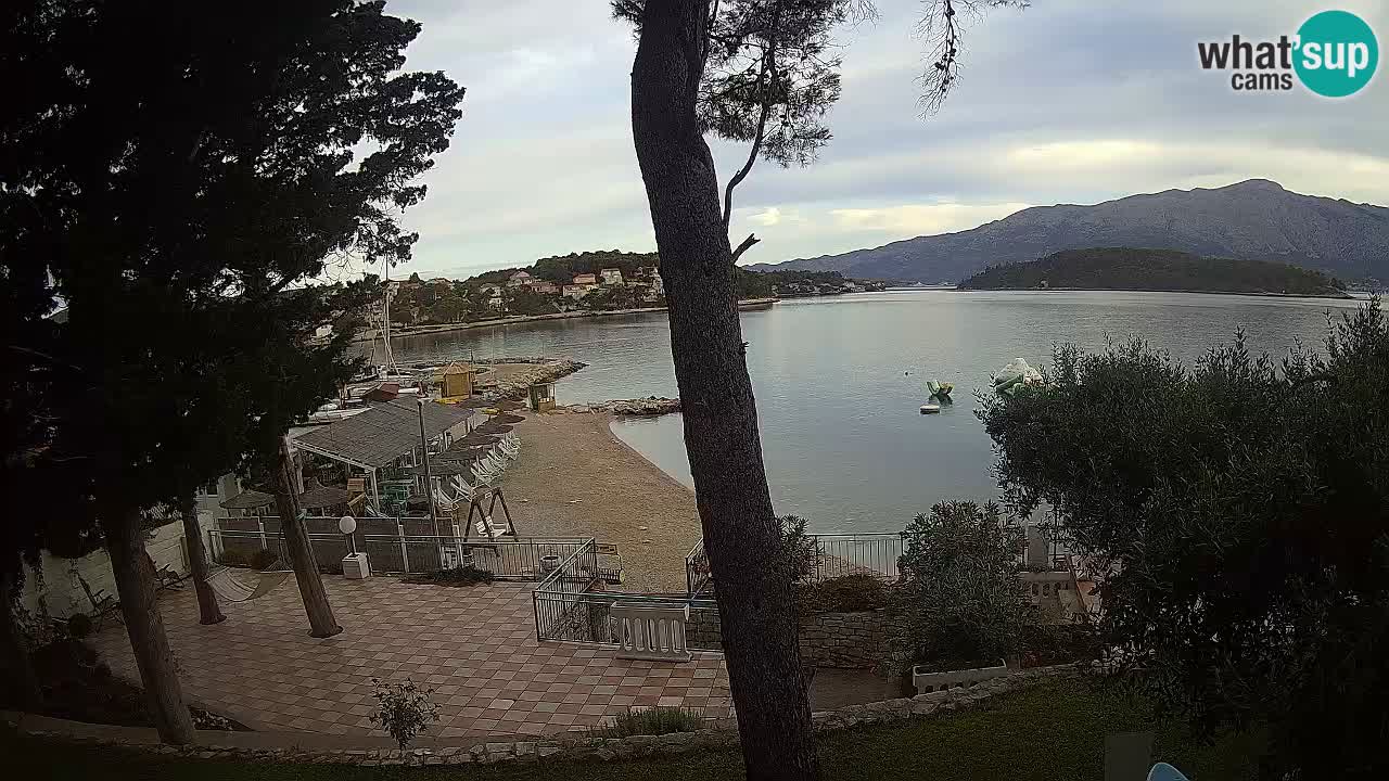 Webcam Lumbarda – Prvi Žal beach – Korčula