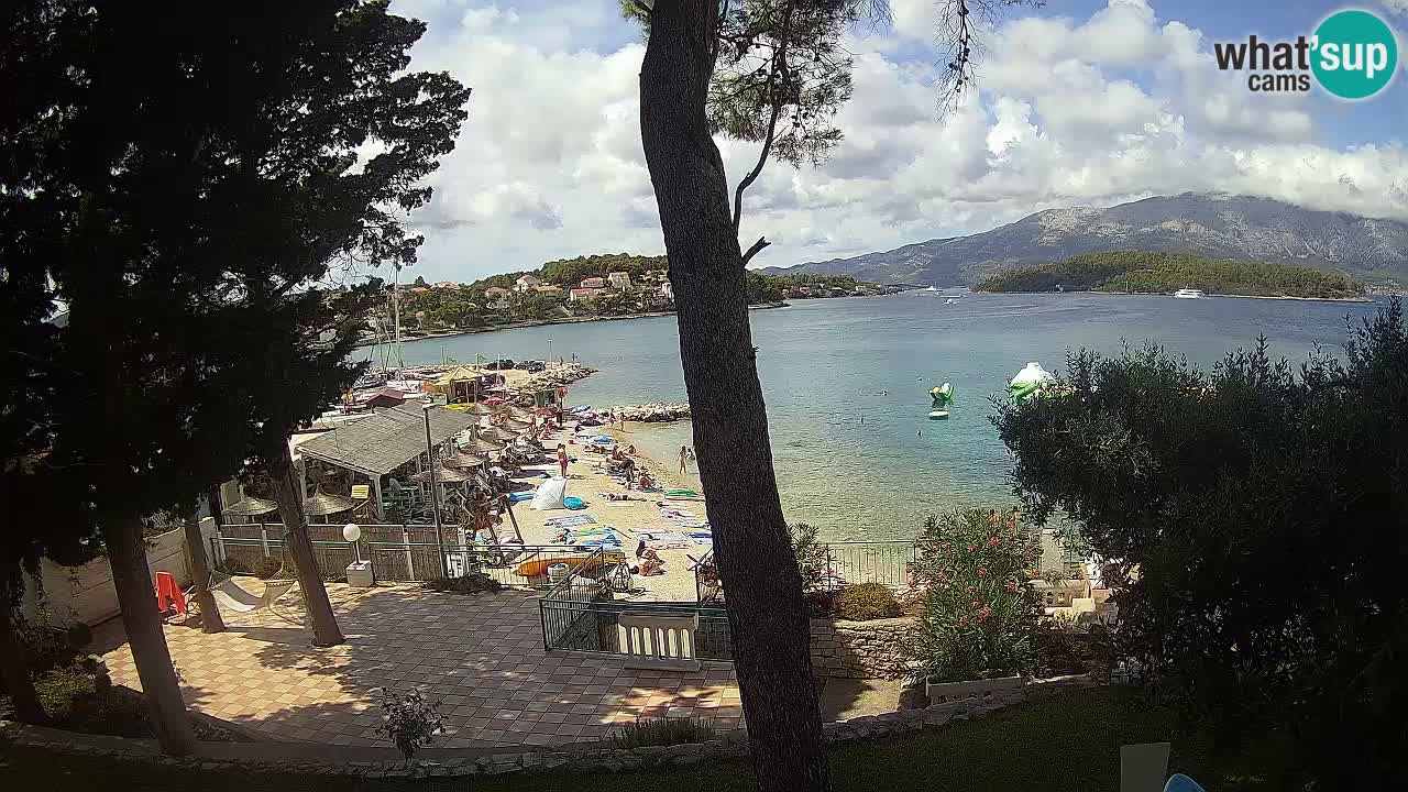 Webcam Lumbarda – Prvi Žal beach – Korčula
