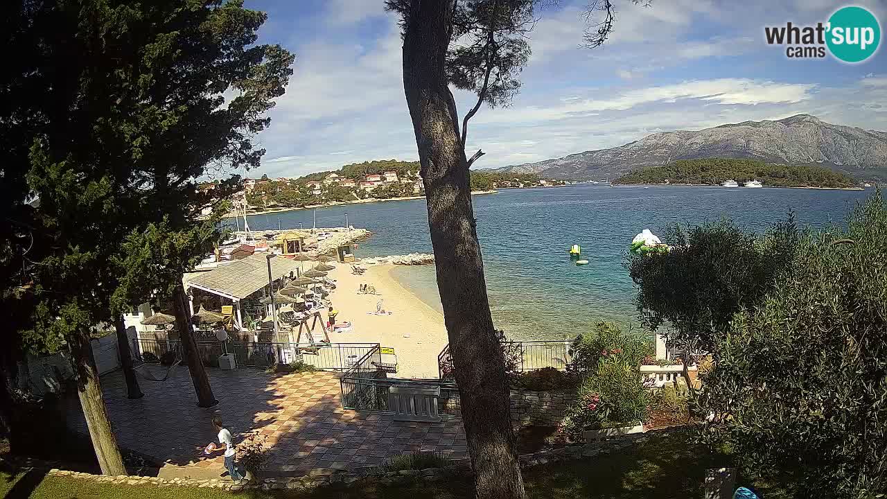 Camera en vivo Lumbarda – Playa Prvi Žal – Korčula