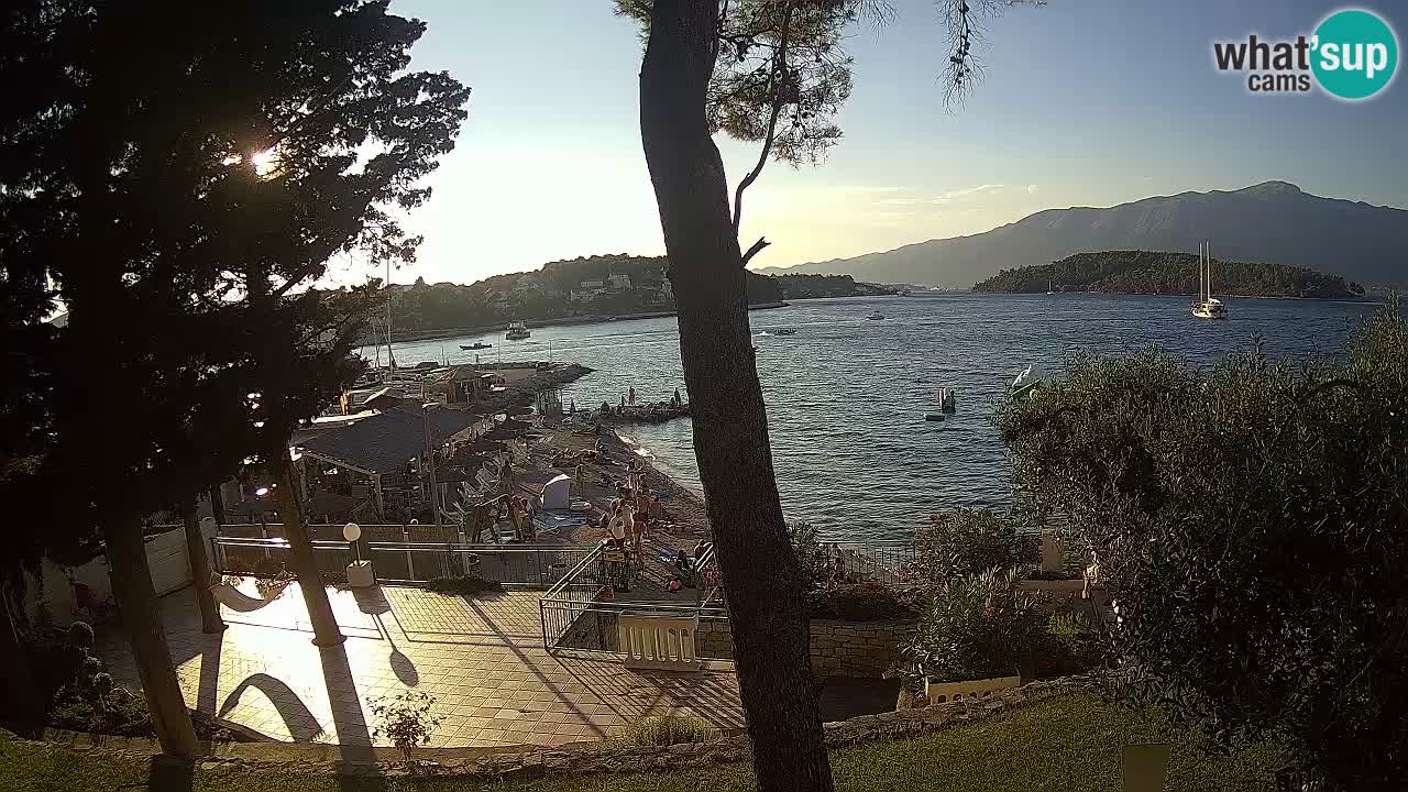 Webcam Lumbarda – Prvi Žal beach – Korčula