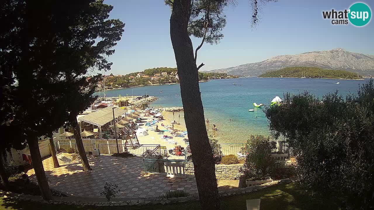 Webcam Lumbarda – Prvi Žal beach – Korčula
