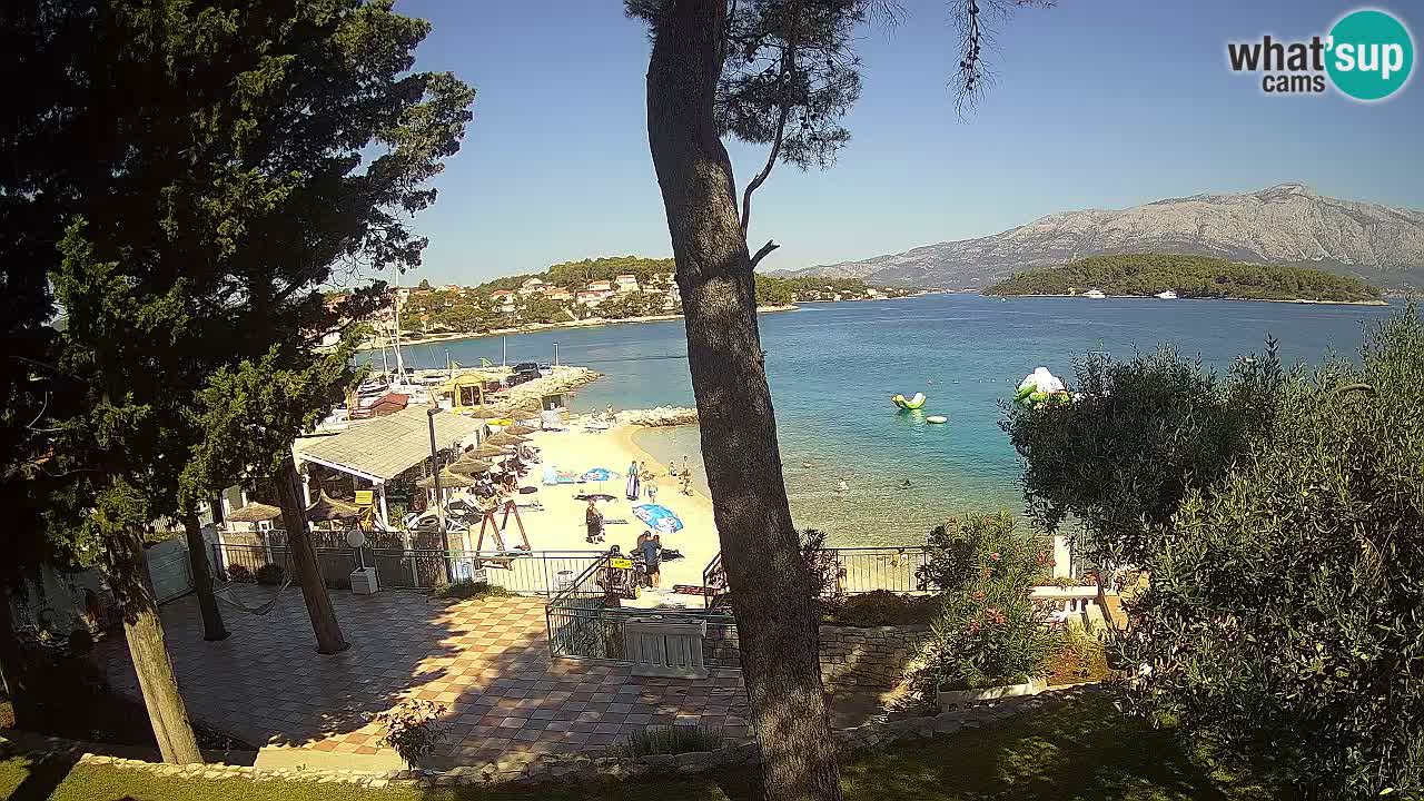 Webcam Lumbarda – Prvi Žal beach – Korčula