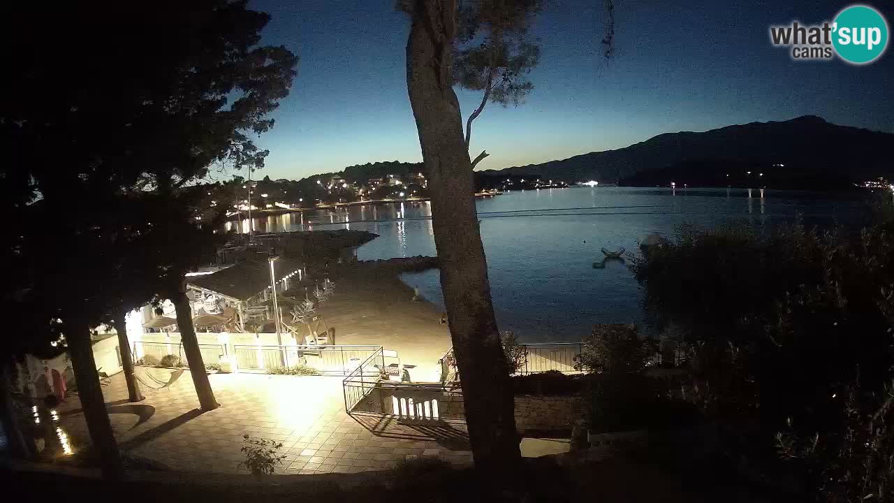 Webcam Lumbarda – Prvi Žal beach – Korčula