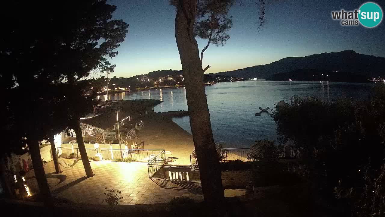 Web kamera Lumbarda – Plaža Prvi Žal – Korčula