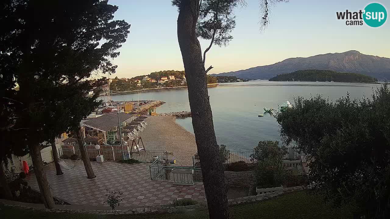 Webcam Lumbarda – Prvi Žal beach – Korčula