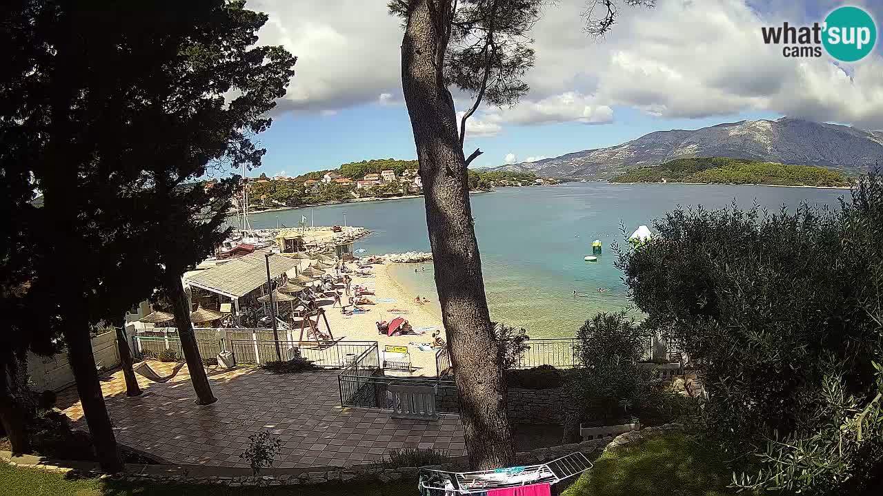 Livecam Lumbarda – Spiaggia Prvi Žal – Korčula
