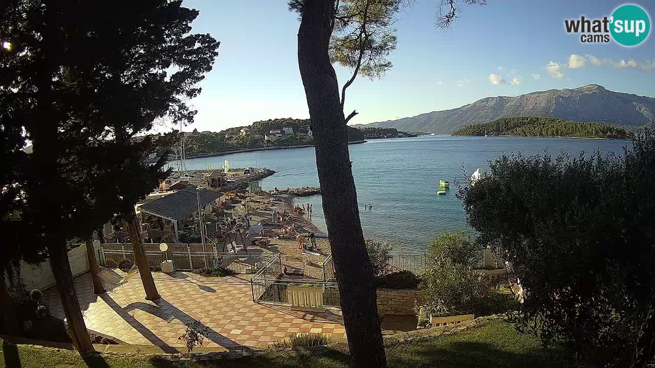 Webcam Lumbarda – Prvi Žal beach – Korčula