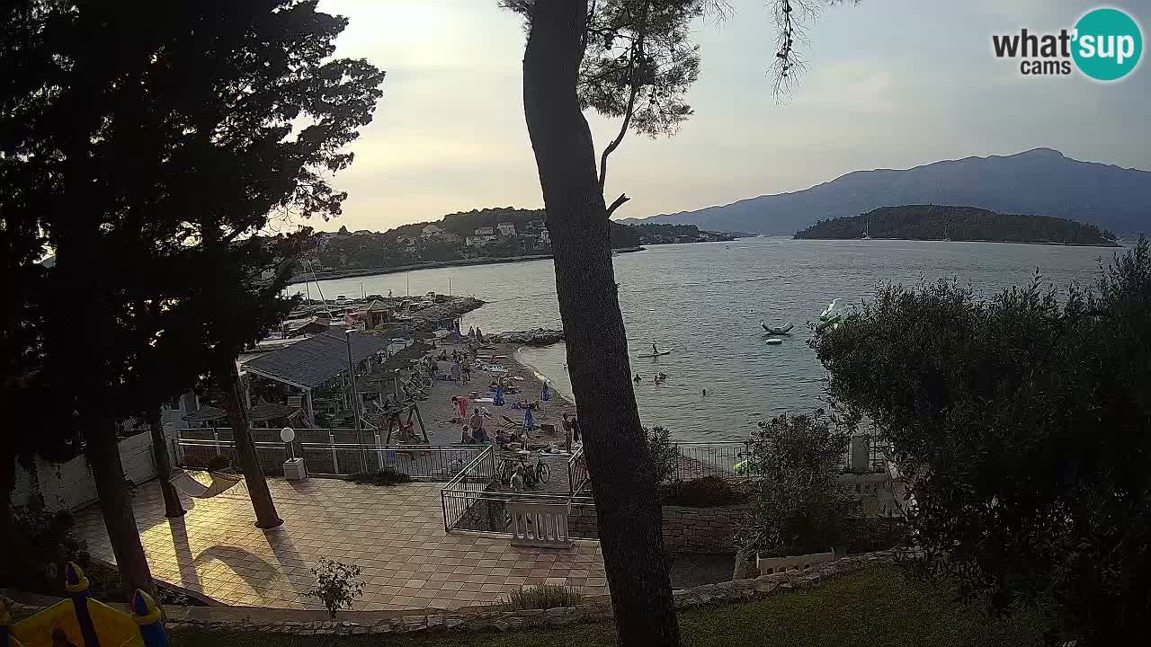 Web kamera Lumbarda – Plaža Prvi Žal – Korčula