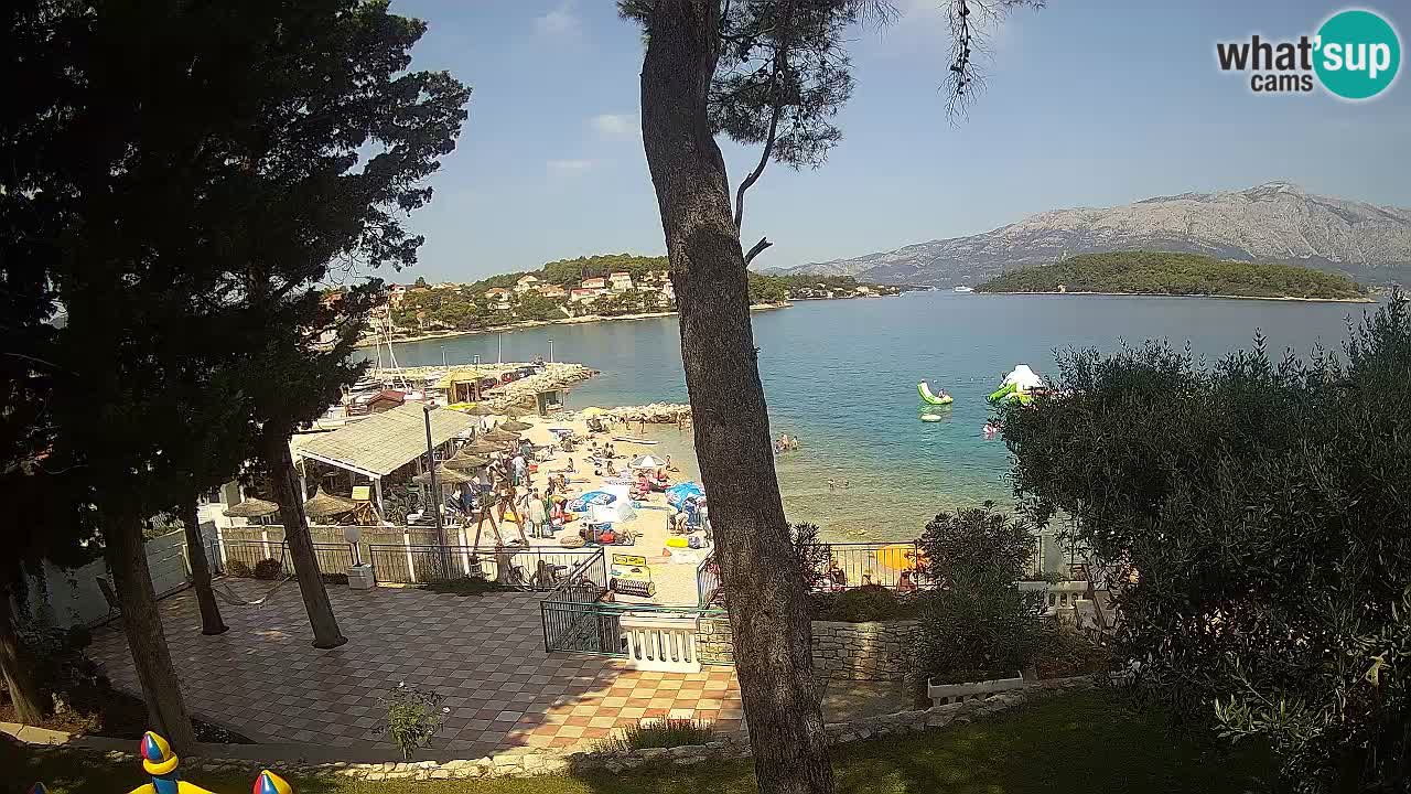 Webcam Lumbarda – Prvi Žal beach – Korčula