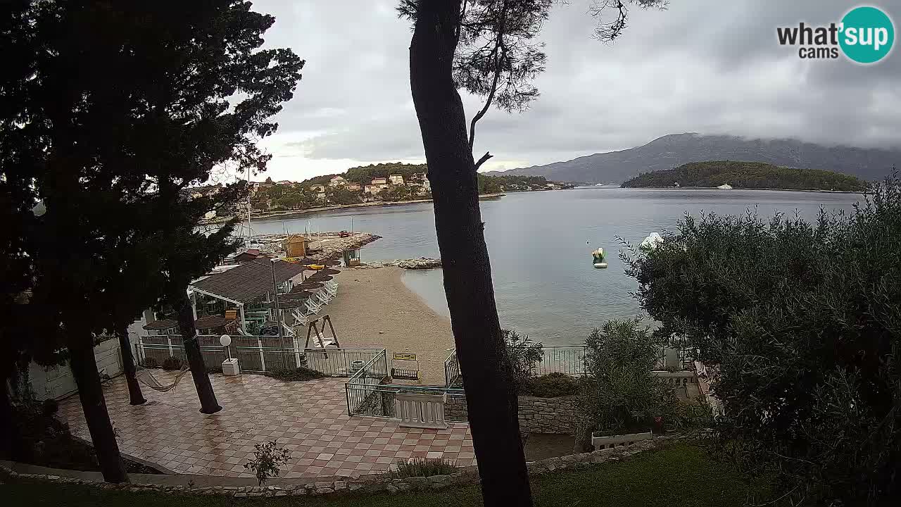 Livecam Lumbarda – Spiaggia Prvi Žal – Korčula