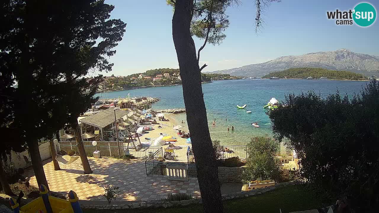 Webcam Lumbarda – Prvi Žal Strand – Korčula