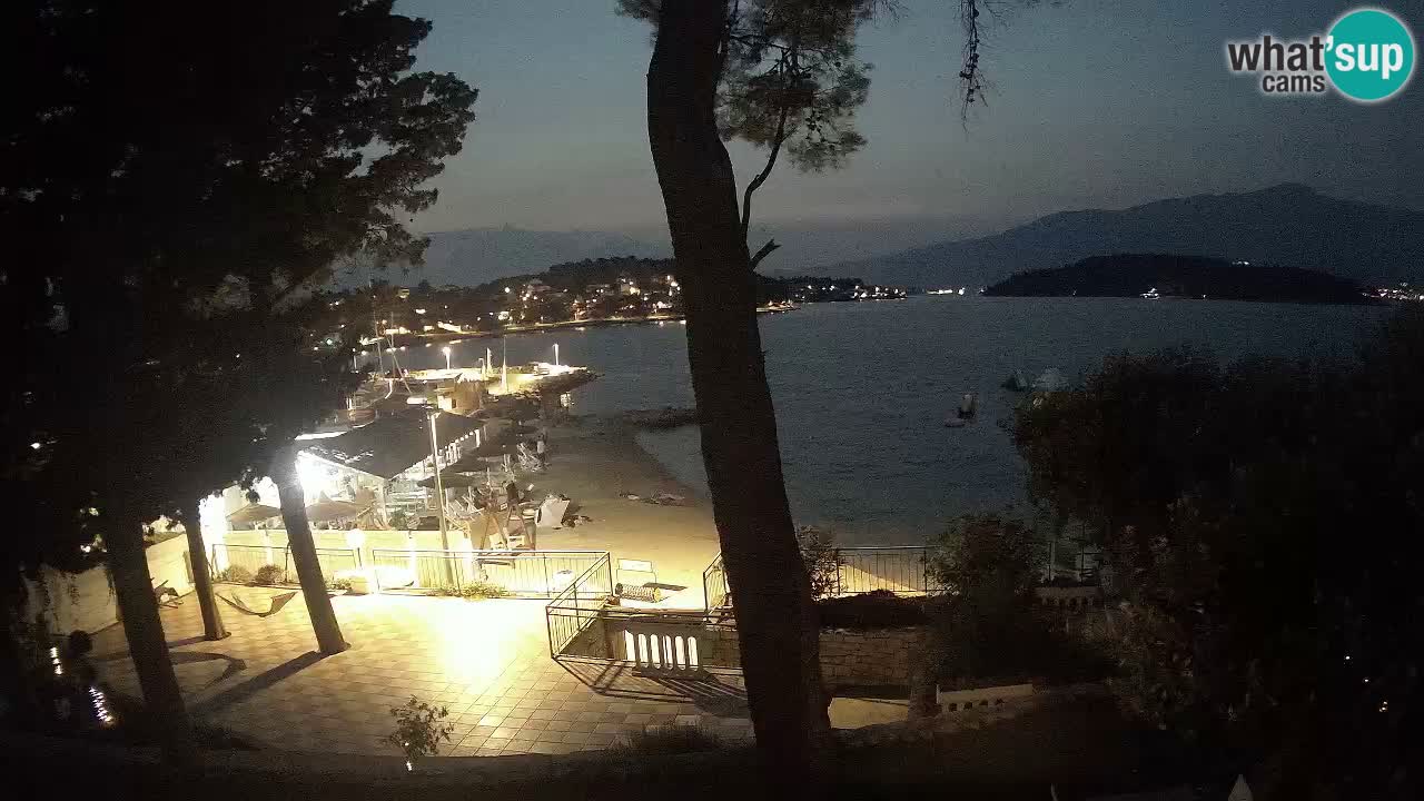 Web kamera Lumbarda – Plaža Prvi Žal – Korčula