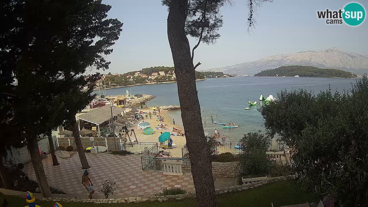 Camera en vivo Lumbarda – Playa Prvi Žal – Korčula