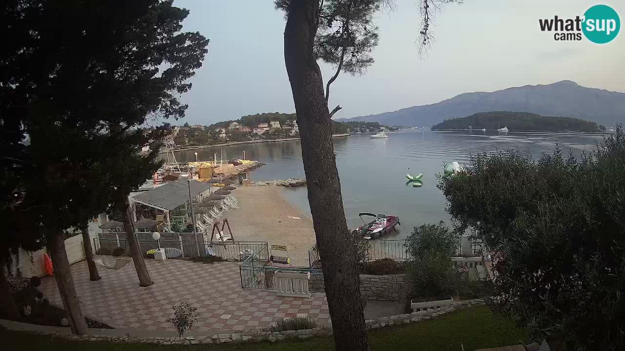 Web kamera Lumbarda – Plaža Prvi Žal – Korčula