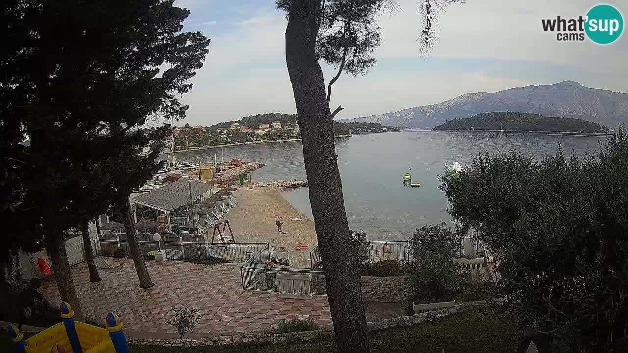 Webcam Lumbarda – Prvi Žal beach – Korčula