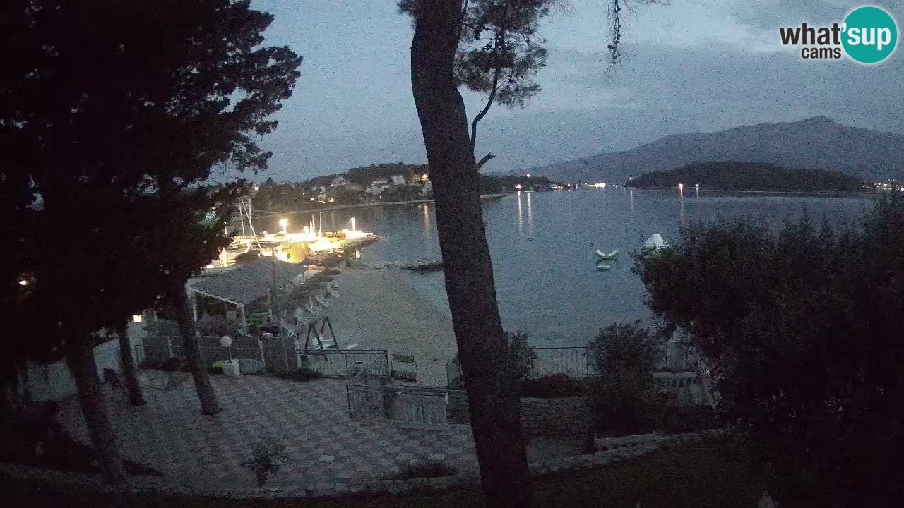 Web kamera Lumbarda – Plaža Prvi Žal – Korčula