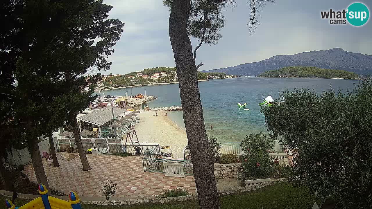 Camera en vivo Lumbarda – Playa Prvi Žal – Korčula