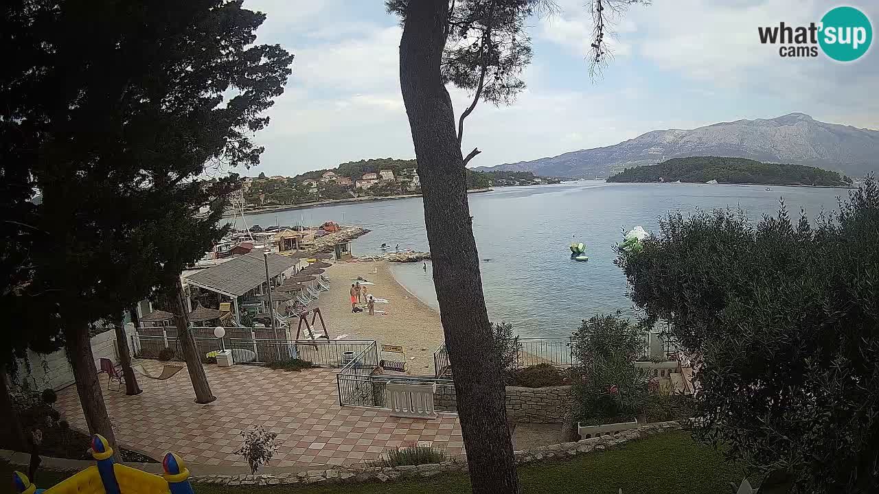 Web kamera Lumbarda – Plaža Prvi Žal – Korčula