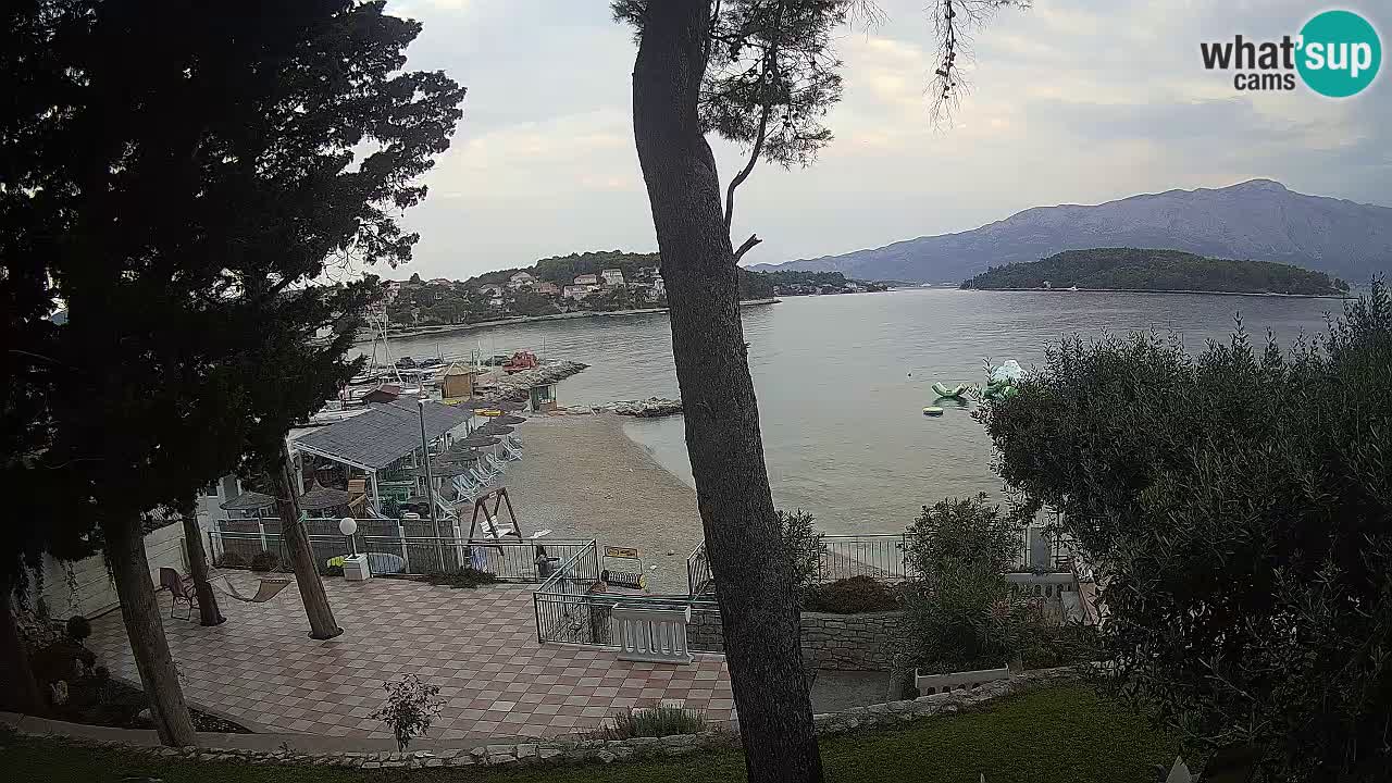 Web kamera Lumbarda – Plaža Prvi Žal – Korčula