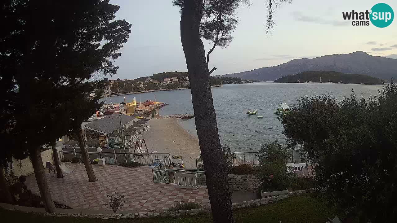 Livecam Lumbarda – Spiaggia Prvi Žal – Korčula